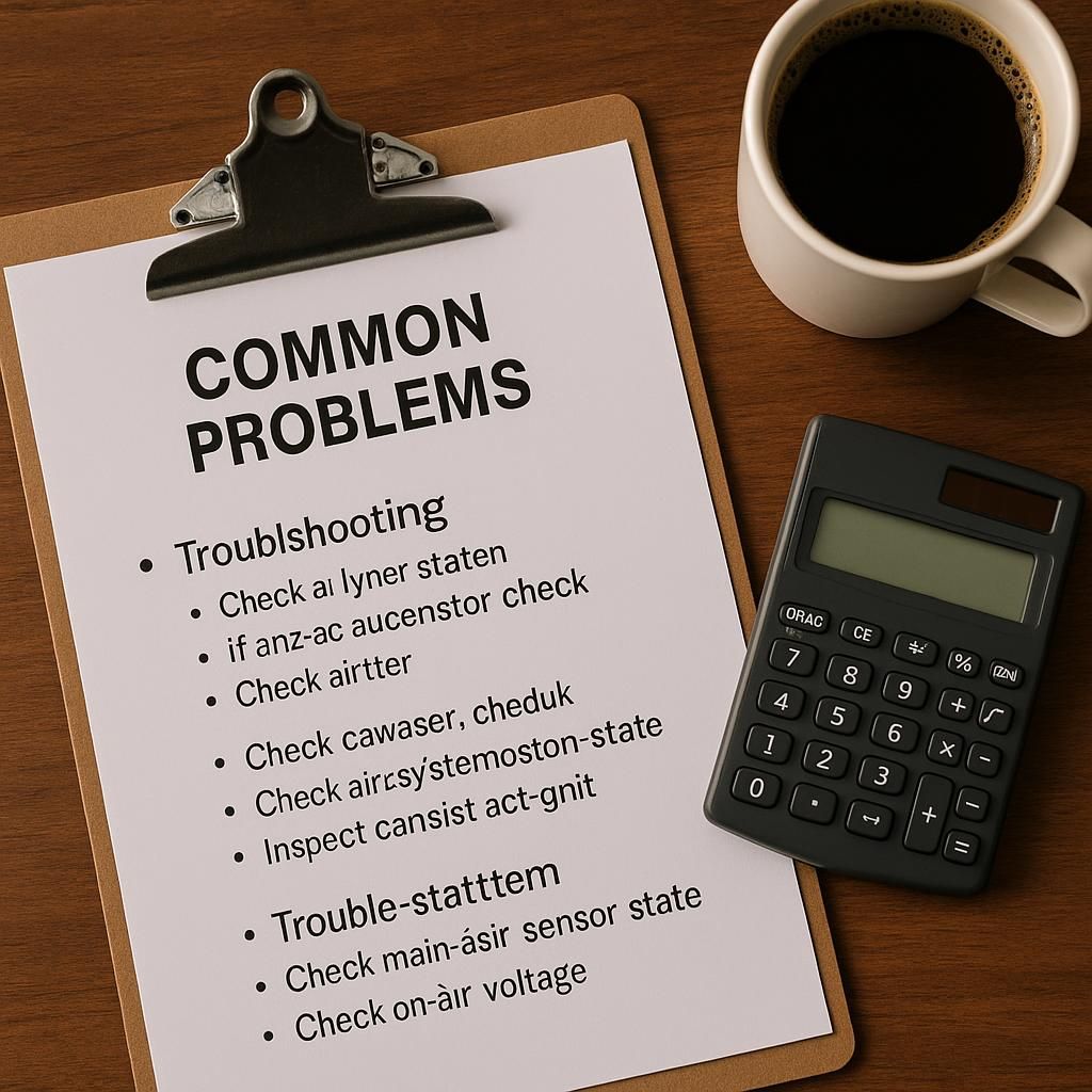 Common AC Problems and Troubleshooting Steps illustrating ac service repair