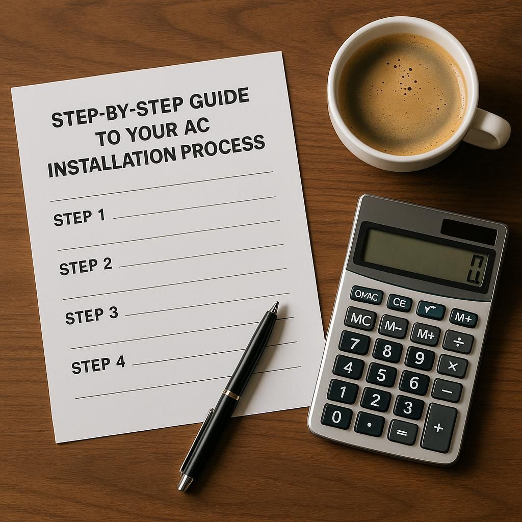 Step-by-Step Guide to Your AC Installation Process illustrating air conditioning installation service near me