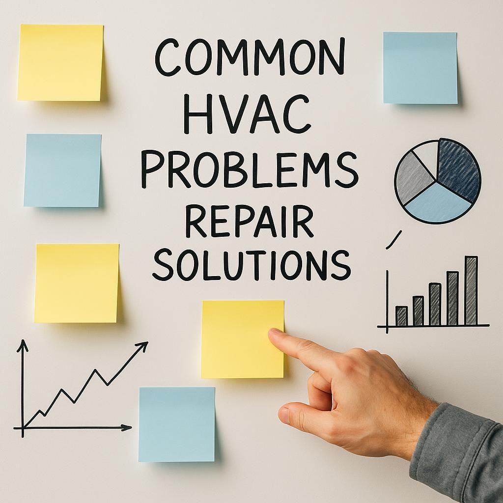 Common HVAC Problems and Repair Solutions illustrating hvac service and repair
