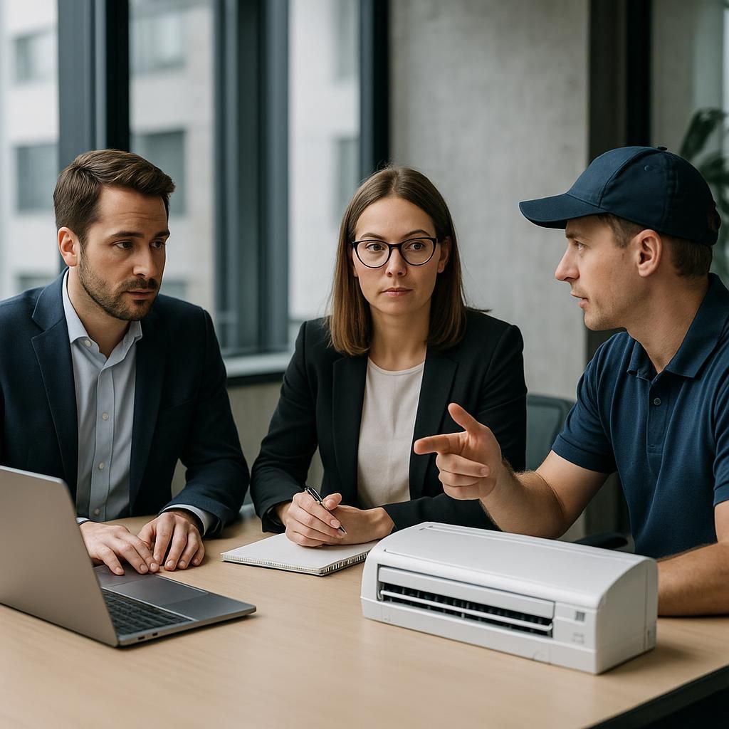 Step-by-Step AC Installation Process illustrating how to installation air conditioning