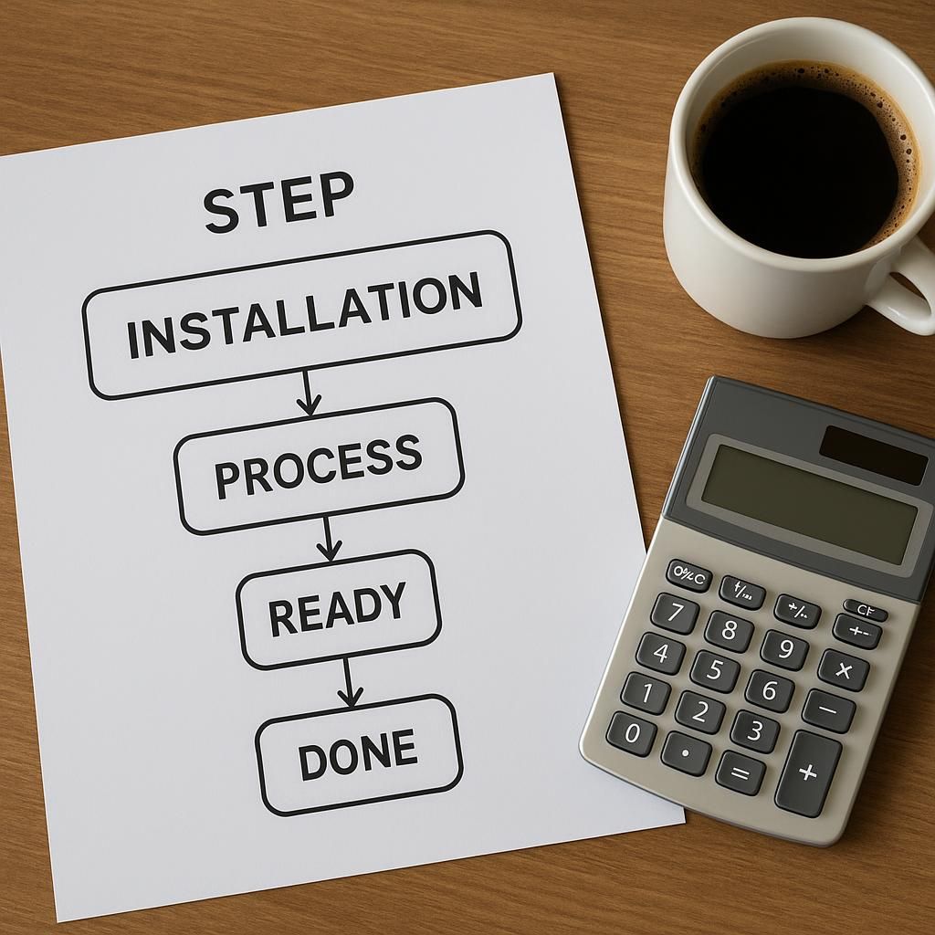 Step-by-Step Furnace Installation Process illustrating furnace installation service
