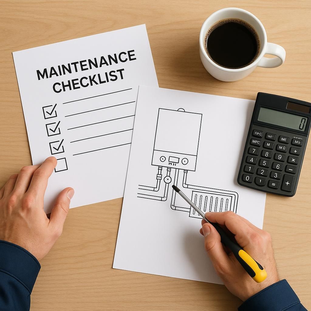 5 DIY Maintenance Tasks to Boost Efficiency illustrating heating system maintenance services